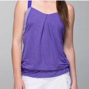 Lululemon Women's Purple Rest Less Bra Tank Top